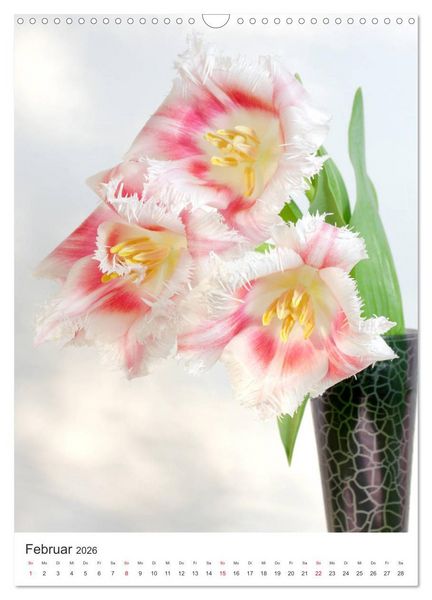 Produktbild: Verliebt in Blumen (Wandkalender 2026 DIN A3 hoch), CALVENDO Monatskalender