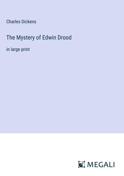 Produktbild: The Mystery of Edwin Drood