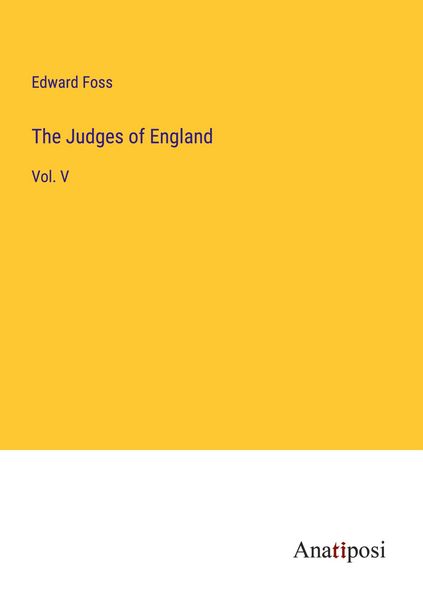 Produktbild: The Judges of England