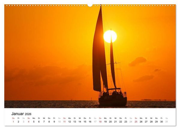 Produktbild: Unter der Sonne Floridas (Wandkalender 2026 DIN A2 quer), CALVENDO Monatskalender