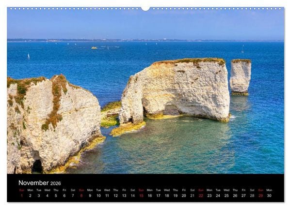 Produktbild: Jurassic Coast South England (High Quality Premium Wall Calendar 2026 DIN A2 landscape),CALVENDO 12 Month Wall Calendar