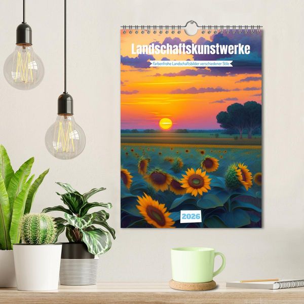 Produktbild: Sch&ouml;ne Landschaften (Wandkalender 2026 DIN A4 hoch), CALVENDO Monatskalender