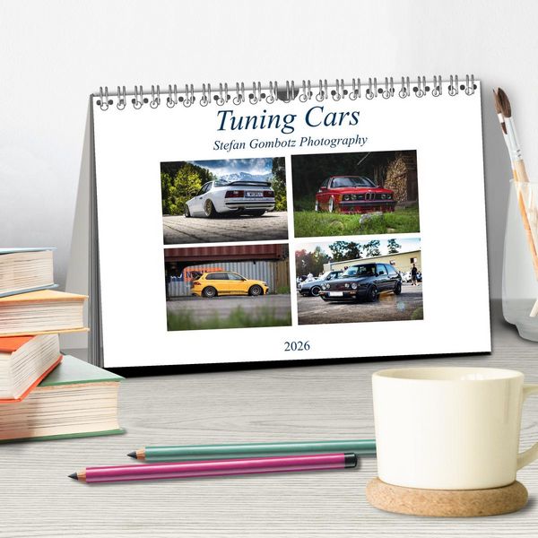 Produktbild: Tuning Cars (Tischkalender 2026 DIN A5 quer), CALVENDO Monatskalender