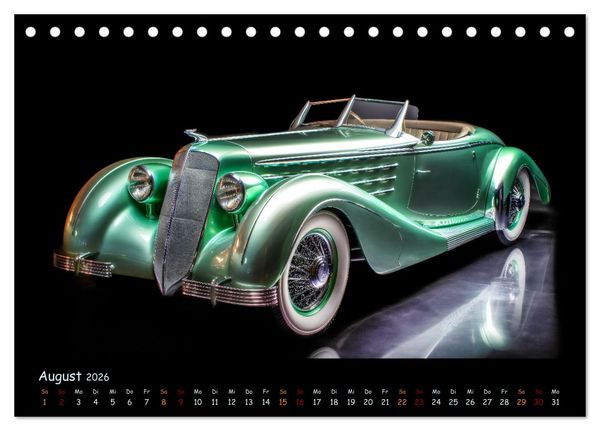 Produktbild: Surreale Oldtimer (Tischkalender 2026 DIN A5 quer), CALVENDO Monatskalender