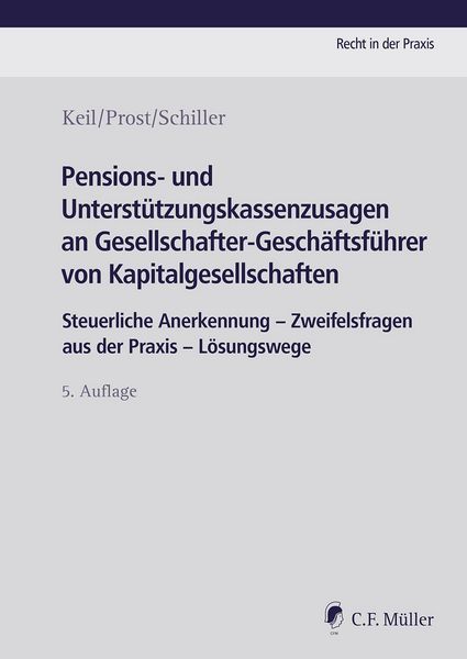 Produktbild: Pensions- und Unterst&uuml;tzungskassenzusagen an Gesellschafter-Gesch&auml;ftsf&uuml;hrer von Kapitalgesellschaften
