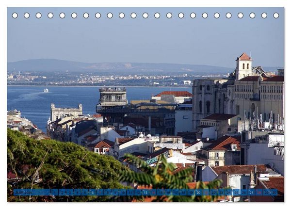 Produktbild: BlickPunkt Lissabon (Tischkalender 2026 DIN A5 quer), CALVENDO Monatskalender