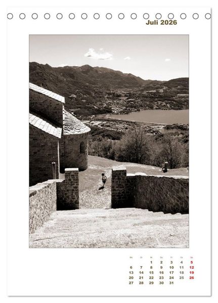 Produktbild: Romanische Kleinodien (Tischkalender 2026 DIN A5 hoch), CALVENDO Monatskalender
