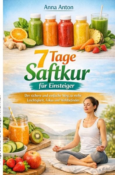 7 Tage Saftkur für Einsteiger, Taschenbuch von Anna Anton, Epubli, 9783565416486