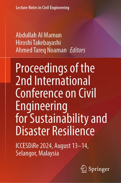 Produktbild: Proceedings of the 2nd International Conference on Civil Engineering for Sustainability and Disaster Resilience