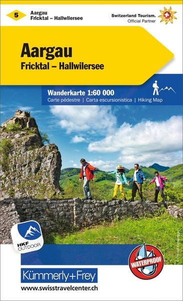 Produktbild: KuF Schweiz Wanderkarte 5 Aargau