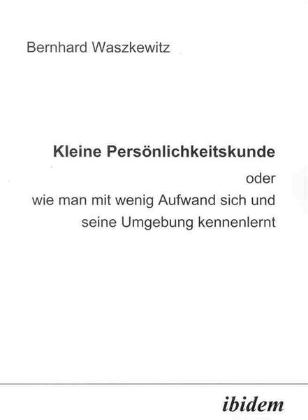 Produktbild: Kleine Pers&ouml;nlichkeitskunde