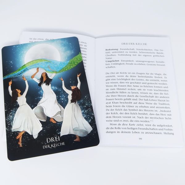 Produktbild: Sufi-Tarot - Der Weg des Herzens: 78 Tarotkarten mit Anleitung