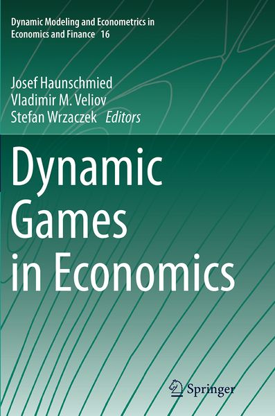 Produktbild: Dynamic Games in Economics