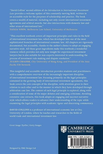 Produktbild: An Introduction to International Investment Law