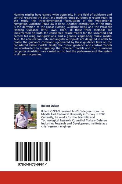 Produktbild: Guidance and Control of Homing Missiles