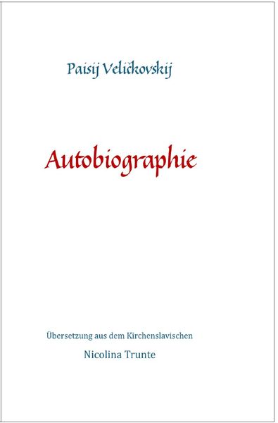 Produktbild: Kleine kirchenslavische Reihe / Paisij Veličkovskij, Autobiographie