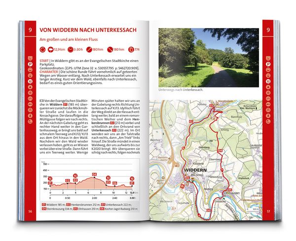 Produktbild: KOMPASS Wanderf&uuml;hrer Hohenlohe, Mainhardter Wald, L&ouml;wensteiner und Ellwanger Berge, 55 Touren