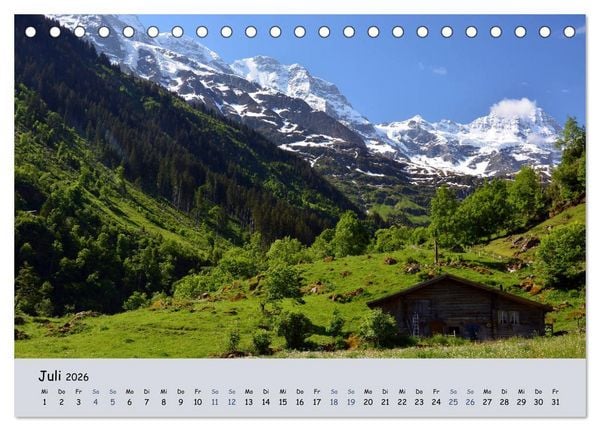 Produktbild: Gipfel Blicke (Tischkalender 2026 DIN A5 quer), CALVENDO Monatskalender