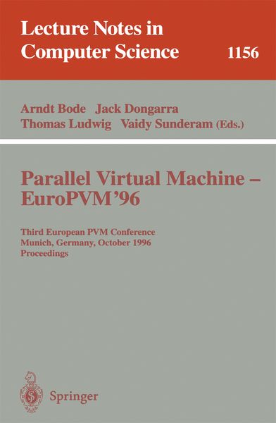 Produktbild: Parallel Virtual Machine - EuroPVM'96