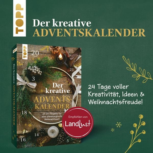 Produktbild: Der kreative Adventskalender - empfohlen von LandLust