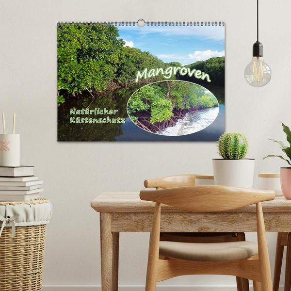 Produktbild: Mangroven - Nat&uuml;rlicher K&uuml;stenschutz (Wandkalender 2027 DIN A3 quer), CALVENDO Monatskalender