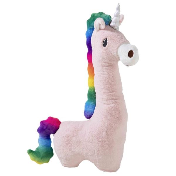 Produktbild: Heunec 343696 - KUMA Cuddle Buddy Einhorn Rosie, Pl&uuml;sch, 80 cm, Seitenschl&auml;ferkissen