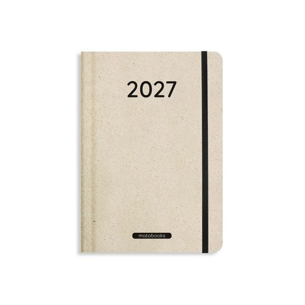 Produktbild: matabooks &ndash; A5 Kalender Samaya 2027 Farbe: Nature M (DE/EN)