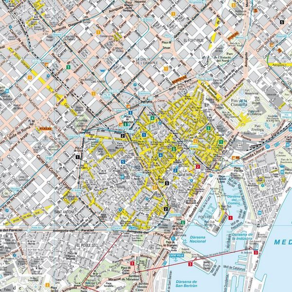 Produktbild: Freytag & berndt Innenstadtplan Barcelona 1:10.000