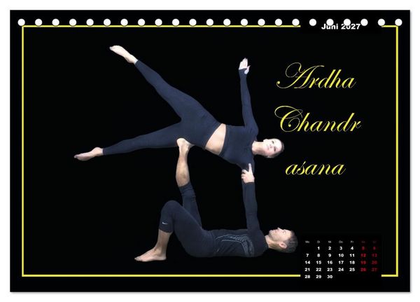 Produktbild: Yoga - Asana (Tischkalender 2027 DIN A5 quer), CALVENDO Monatskalender