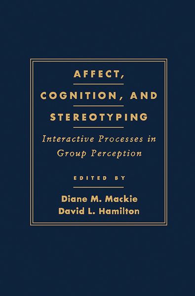 Produktbild: Affect, Cognition and Stereotyping