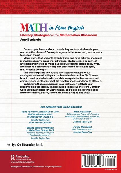 Produktbild: Math In Plain English
