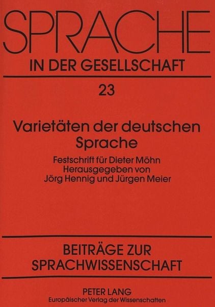 Produktbild: Variet&auml;ten der deutschen Sprache