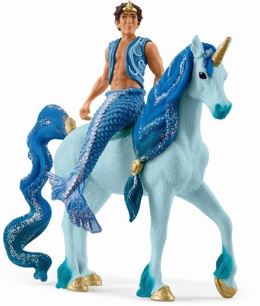 Produktbild: schleich&reg; 70718 - Bayala, Aryon auf Einhorn, Unterwassereinhorn, Spielset