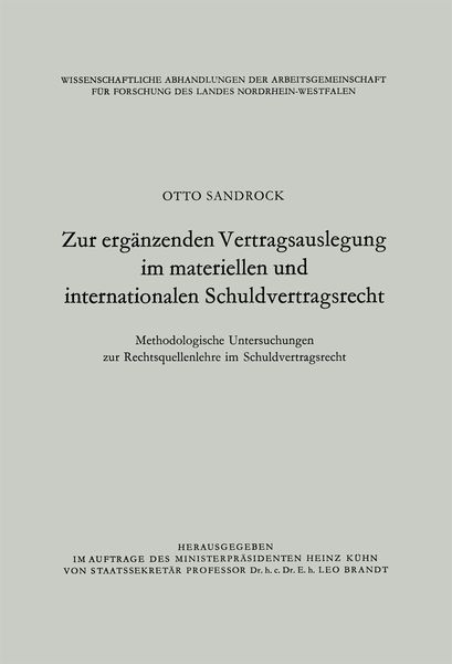 Produktbild: Zur erg&auml;nzenden Vertragsauslegung im materiellen und internationalen Schuldvertragsrecht