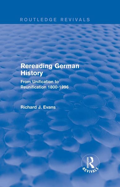 Produktbild: Rereading German History (Routledge Revivals)