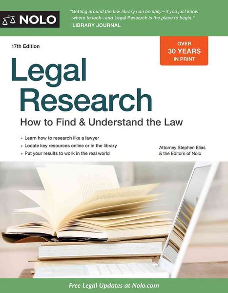 Produktbild: Legal Research 17/e
