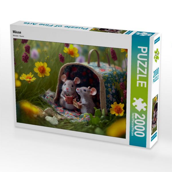 Produktbild: CALVENDO Puzzle Picknick im Gr&uuml;nen | 2000 Teile Lege-Gr&ouml;&szlig;e 90x67cm Foto-Puzzle f&uuml;r gl&uuml;ckliche Stunden