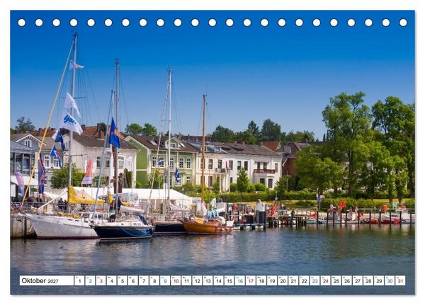 Produktbild: Die Ostseek&uuml;ste von Neustadt bis Travem&uuml;nde (Tischkalender 2027 DIN A5 quer), CALVENDO Monatskalender