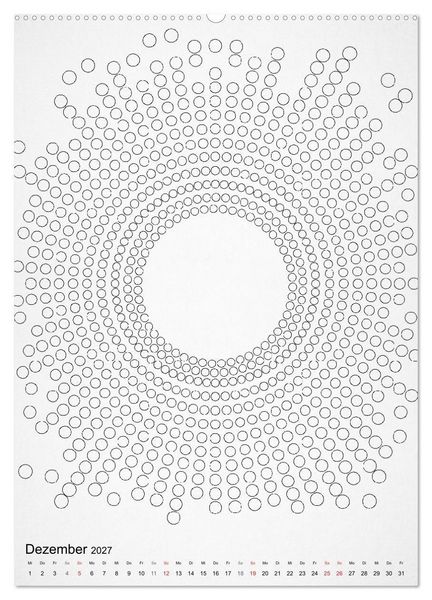 Produktbild: Geometric Graphik Art (Wandkalender 2027 DIN A2 hoch), CALVENDO Monatskalender