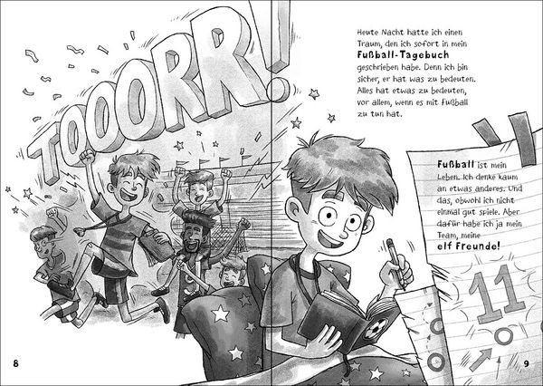 Produktbild: Tims geheimes Fu&szlig;ball-Tagebuch (Band 1) - Elf Freunde und ich!