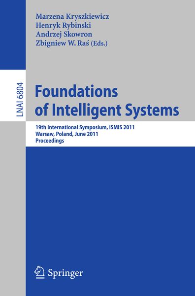 Produktbild: Foundations of Intelligent Systems