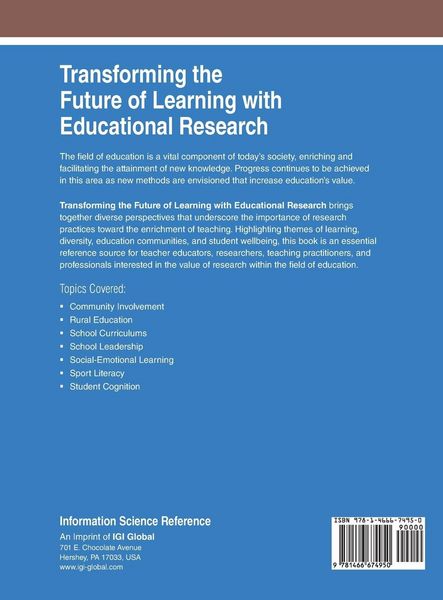 Produktbild: Transforming the Future of Learning with Educational Research