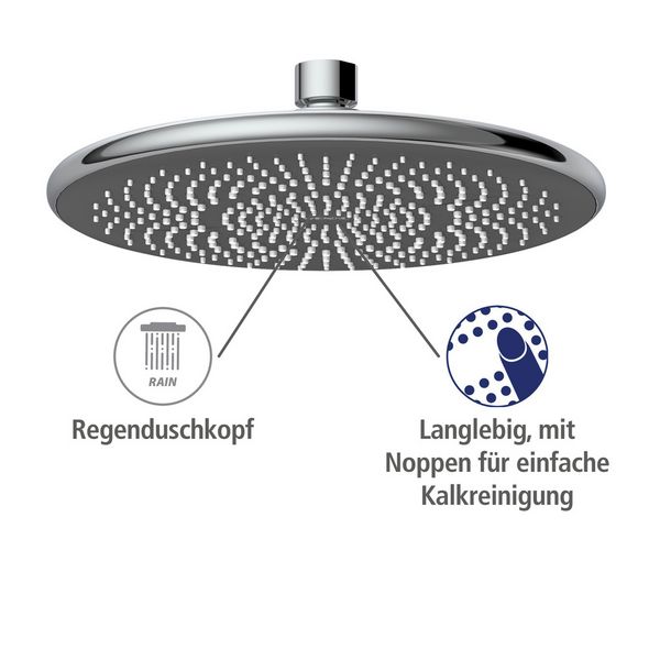 Produktbild: Regenduschkopf Watersaving, &Oslash; 22,5 cm