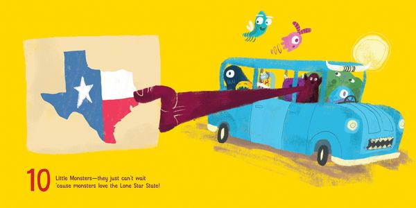 Produktbild: 10 Little Monsters Visit Texas