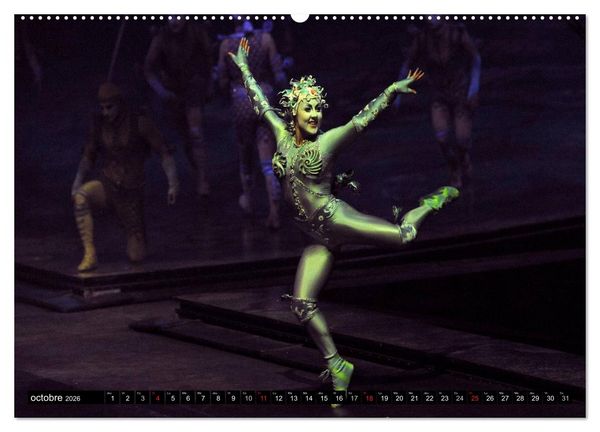 Produktbild: Alegria, Cirque du Soleil (Calendrier mural 2026 DIN A2 vertical) calendrier de bureau
