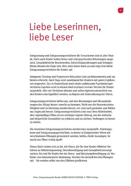 Produktbild: Entspannung f&uuml;r Kinder