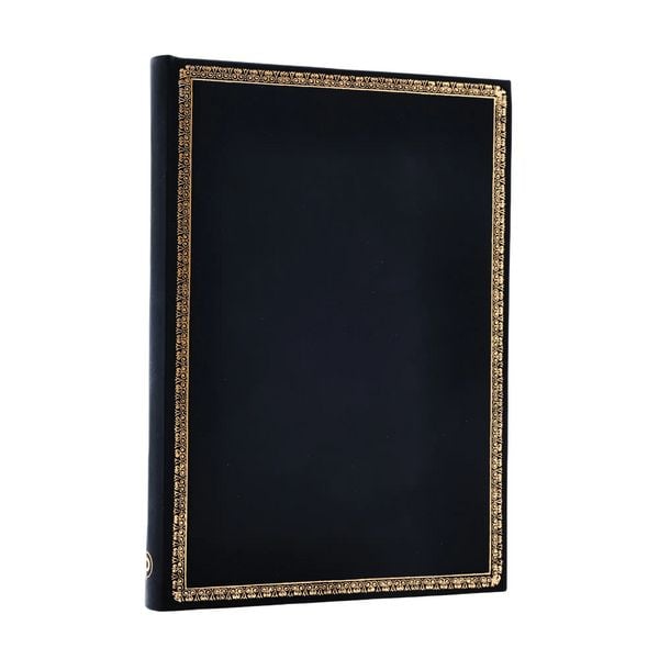 Produktbild: Hardcover Notizbuch, Black Edition, Midi, Liniert