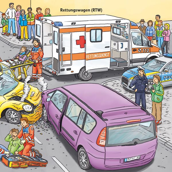 Produktbild: Maxi Pixi 487: Entdecke die Rettungsfahrzeuge