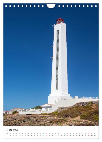 Produktbild: Leuchtt&uuml;rme an der Atlantikk&uuml;ste (Wandkalender 2026 DIN A4 hoch), CALVENDO Monatskalender