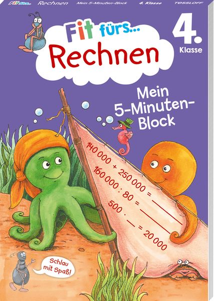 Produktbild: Fit f&uuml;rs Rechnen 4. Klasse. Mein 5-Minuten-Block
